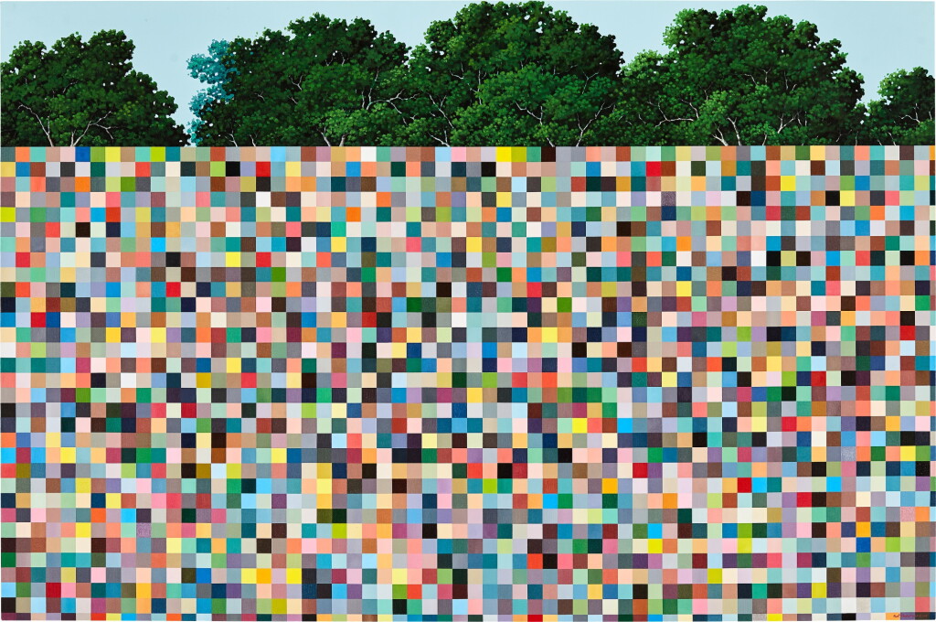 View full screen - View 1 of Lot 604. Rudi Mantofani 魯迪 · 曼度凡尼 | Cakrawala Warna #5 (Colour Horizon #5) 彩色地平線 #5.