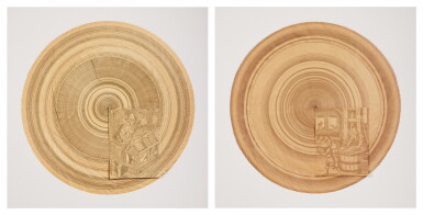 View full screen - View 1 of Lot 887. Untitled (from the series Anillos del tiempo): Two Works.