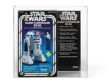 View full screen - View 1 of Lot 38. STAR WARS, RADIO CONTROLLED R2-D2 8 IN. FIGURE, US, 1978.