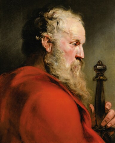 View full screen - View 1 of Lot 57. STUDIO OF SIR PETER PAUL RUBENS | SAINT PAUL.