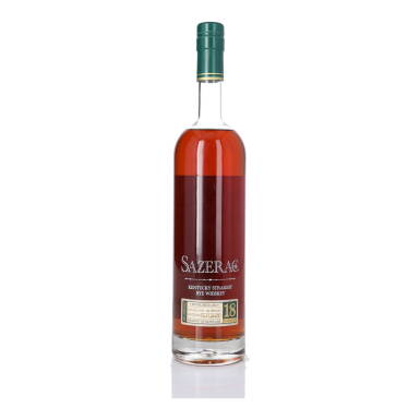 View full screen - View 1 of Lot 163. Sazerac Rye 18 Year Old 2009 Release 90 Proof 1985 (1 BT 75cl).