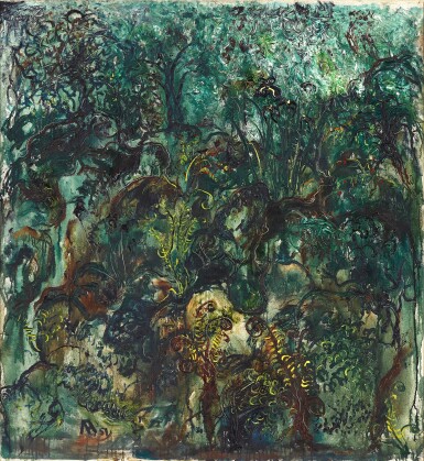 View full screen - View 1 of Lot 146. Affandi 阿凡迪 | Jungle 森林.