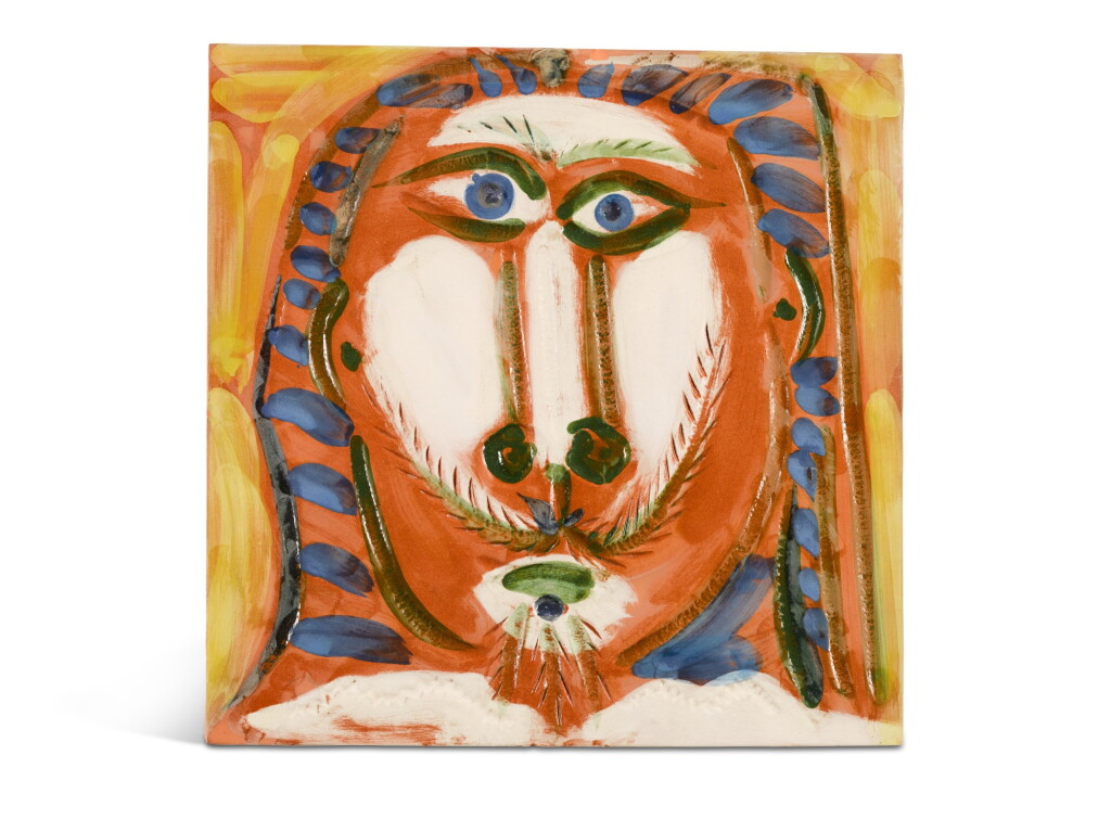 View full screen - View 1 of Lot 59. PABLO PICASSO | TÊTE D'HOMME AUX CHEVEUX LONGS (A. R. 596).