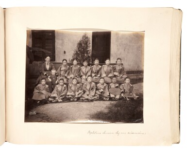 View full screen - View 1 of Lot 168. China and Japan | Album of 119 photographs titled "'Souvenir de mon voyage en Extrême Orient', 1896-97.