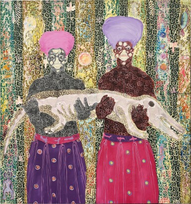 View full screen - View 1 of Lot 506. Kassou Seydou 卡蘇 · 塞義杜 | Au retour du fleuve Soungourougou (Returning From the Soungourougou River) 從松格鲁格鲁河歸來.