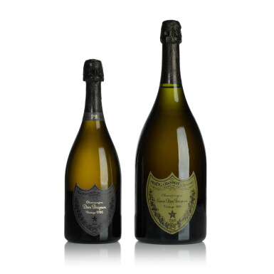 View full screen - View 1 of Lot 63. Dom Pérignon "Vertical" (1 MAG, 1 BT).