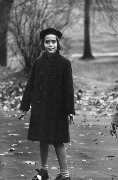 View full screen - View 1 of Lot 114. 'Girl in a Beret in Central Park, N. Y. C.' .