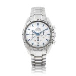 Omega | Speedmaster Broad Arrow, Reference 35512000, A stainless steel chronograph wristwatch with date and bracelet, Circa 2007 | 歐米茄 | 超霸系列闊箭 型號35512000 精鋼計時鏈帶腕錶,備日期顯示,約2007年製