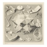 M. C. ESCHER | CONTRAST (ORDER AND CHAOS) (B./K./L./W. 366)