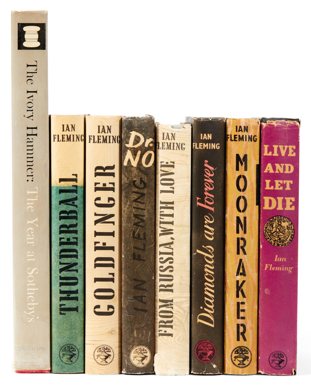 View full screen - View 1 of Lot 150. FLEMING | First editions of 8 'James Bond' novels, 1954-1963.