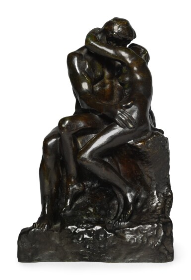 View full screen - View 1 of Lot 21. AUGUSTE RODIN | LE BAISER, QUATRIÈME RÉDUCTION OU PETIT MODÈLE.