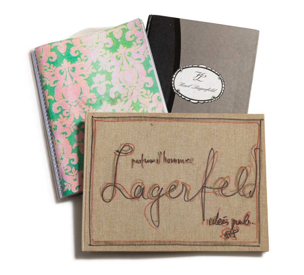 View full screen - View 1 of Lot 43. Three inspirational and "scrapbook" notebooks, mid-80s.