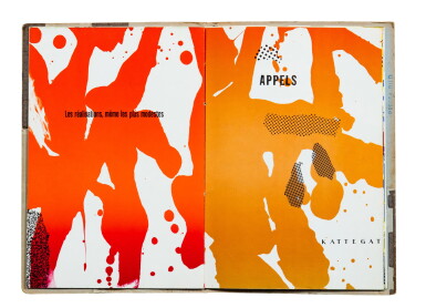 View full screen - View 1 of Lot 94. Fin de Copenhague. 1957. 1/200 exemplaires num. Signé par Jorn et par Debord..