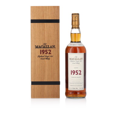 View full screen - View 1 of Lot 1054. The Macallan Fine & Rare 50 Year Old 50.8 abv 1952 (1 bt 75cl).
