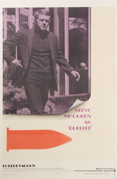 View full screen - View 1 of Lot 14. Bullitt (1968), special test poster, US.