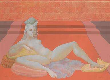 View full screen - View 1 of Lot 461. La Reine Pétrifiée, from Sultanes et Magiciennes des mille et une nuits.