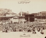 Mecca—al-Sayyid Abd al-Ghaffar | Photograph of the Haram al-Sharif and Kaaba at Mecca, c. 1887