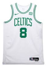 Kristaps Porzingis Boston Celtics 2023-2024 Game Worn Association Edition Jersey