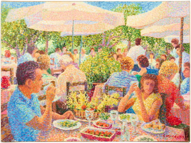 View full screen - View 1 of Lot 390. Les hors-d'œuvres de la Colombe d'Or à Saint-Paul-de-Vence.