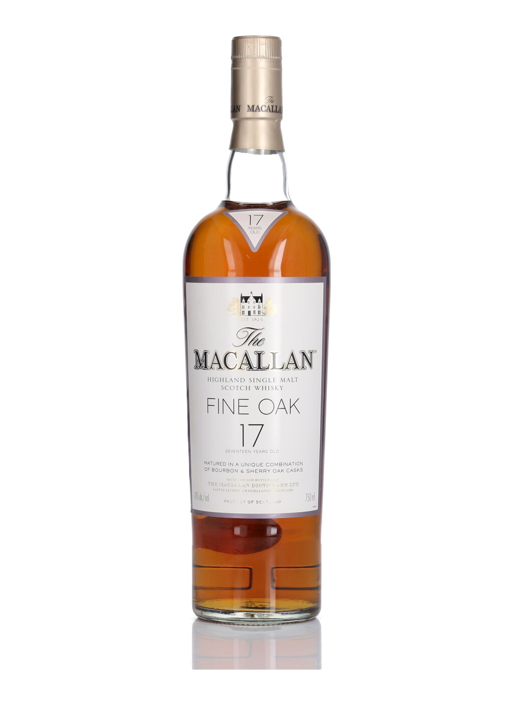 View full screen - View 1 of Lot 19. The Macallan Fine Oak 17 Year Old 43.0 abv NV (1 BT 75cl).