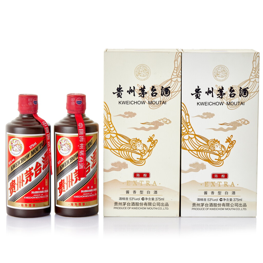 View full screen - View 1 of Lot 8512. 2019年產 "飛天牌"貴州茅台酒 - 陳釀(海外尊享) Kweichow Five Star Moutai Extra 2019 (2 BT37).