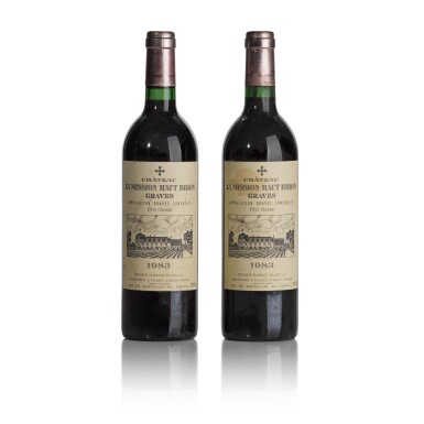 View full screen - View 1 of Lot 58. Château La Mission Haut-Brion 1983 (5 BT).
