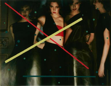 View full screen - View 1 of Lot 106. Guy Bourdin, Le Soir Est Une Fête, French Vogue, March 1980.