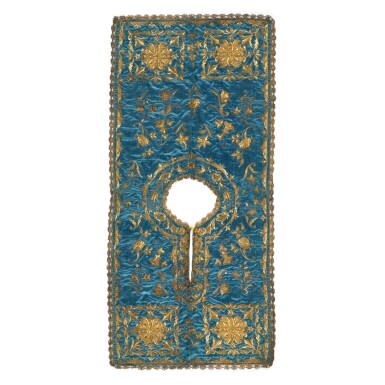 View full screen - View 1 of Lot 125. A Splendid Tallit Katan, Italy, early 18th century.