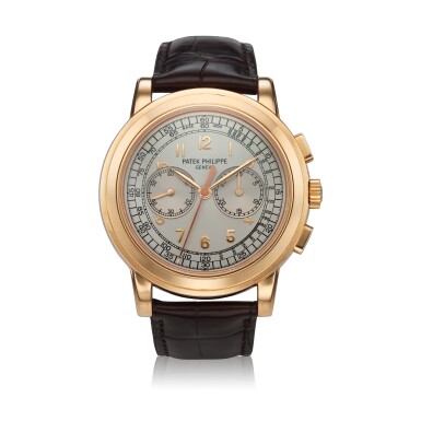 View full screen - View 1 of Lot 357. Reference 5070 A pink gold chronograph wristwatch, Made in 2004 .