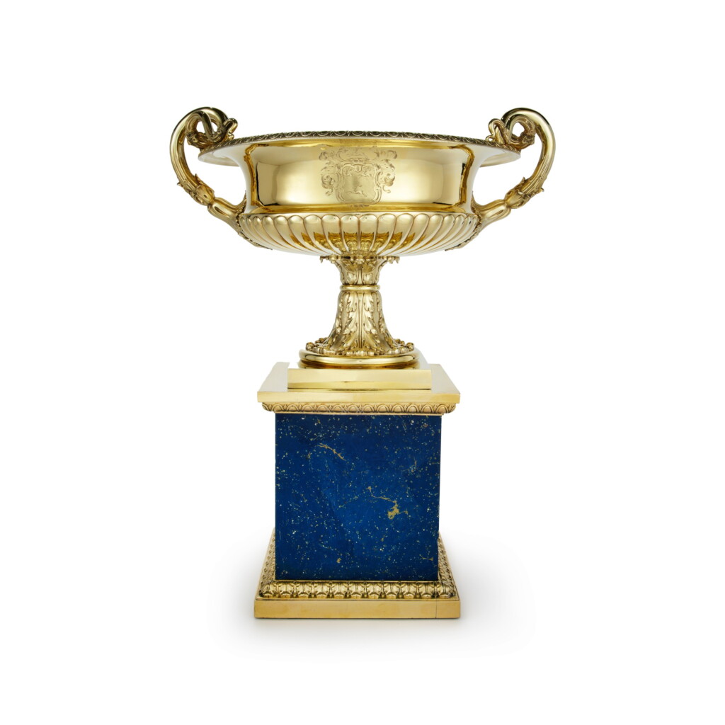View full screen - View 1 of Lot 189. A William IV Silver-Gilt Presentation Bowl on Stand, Paul Storr, London, 1835.