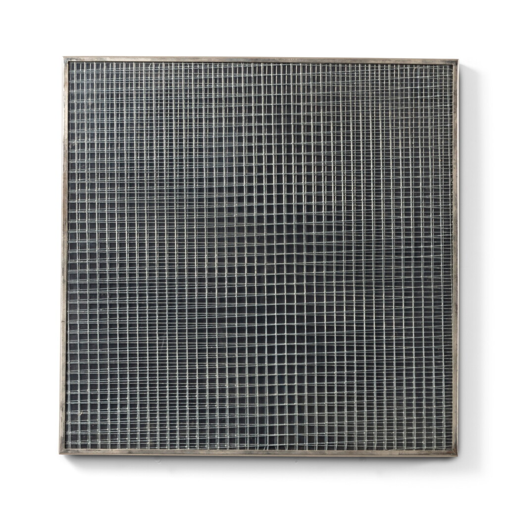 View full screen - View 1 of Lot 2. Ohne Titel (Trames) (Untitled – grids or Grillage (Wire mesh).