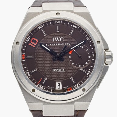 View full screen - View 1 of Lot 622. Reference 500508 Ingenieur Zinedine Zidane | A limited edition stainless steel automatic wristwatch with power reserve indication, Circa 2010.
