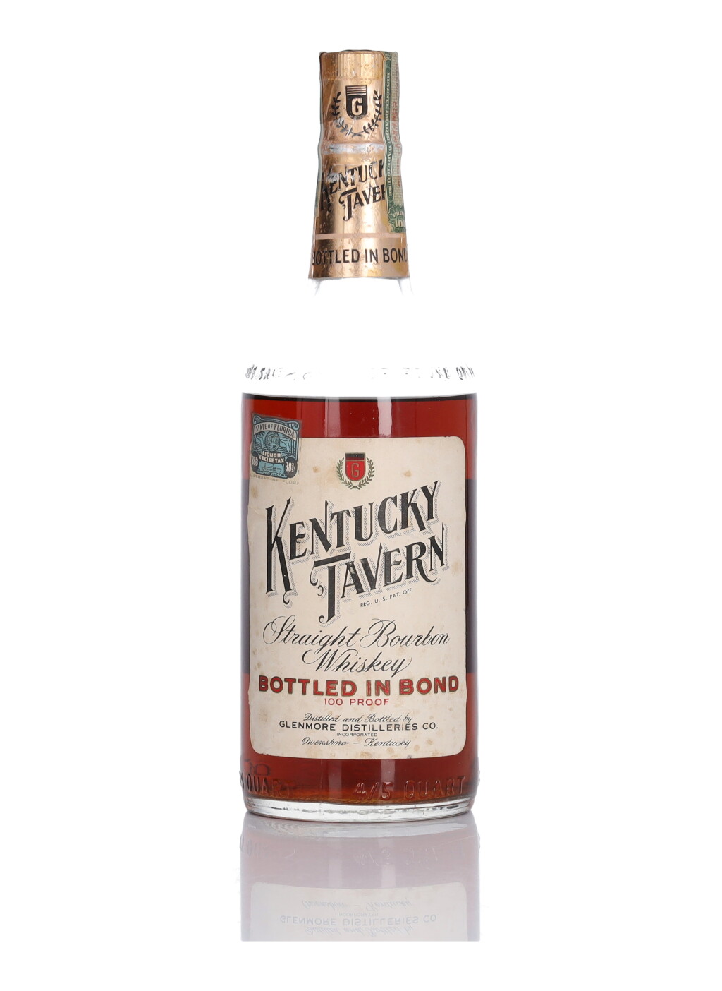 Voir en plein écran - Voir 1 du lot 222. Kentucky Tavern 5 Year Old 100 Proof 1941 (1 Bottle 4/5 Quart).