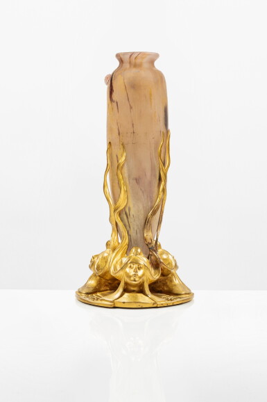 View full screen - View 1 of Lot 279. Nature et scarabée vase, circa 1900.