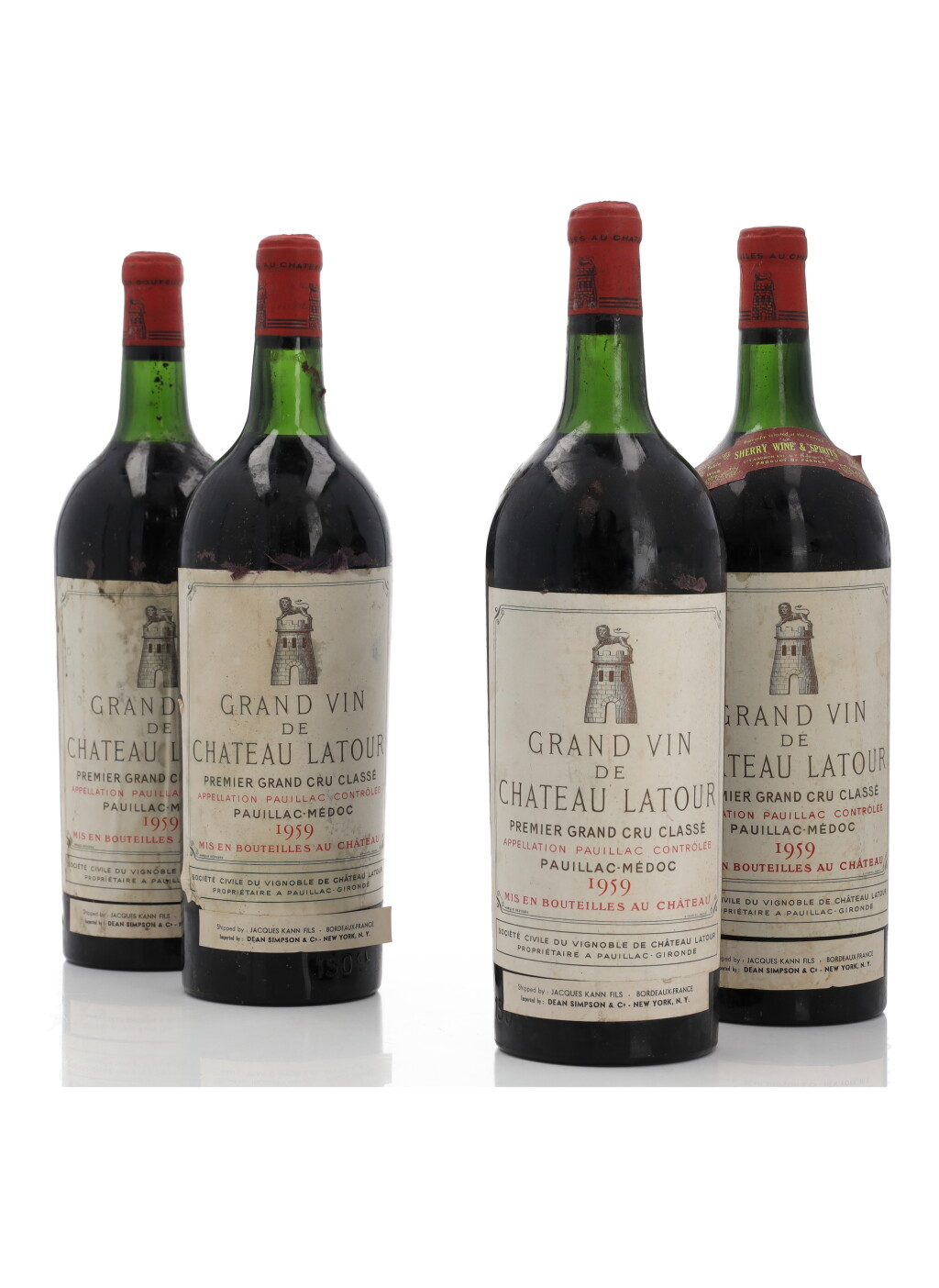 View full screen - View 1 of Lot 16. Château Latour 1959 (4 MAG).