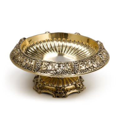 View full screen - View 1 of Lot 250. An Edwardian Silver-Gilt Regimental Centerpiece, Goldsmiths & Silversmiths Co., London, 1902.