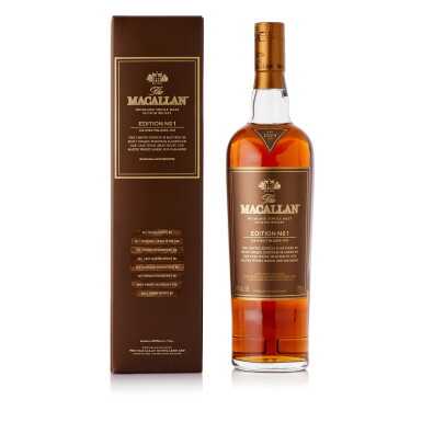 View full screen - View 1 of Lot 356. The Macallan Edition No.1 48.0 abv NV (1 BT70).