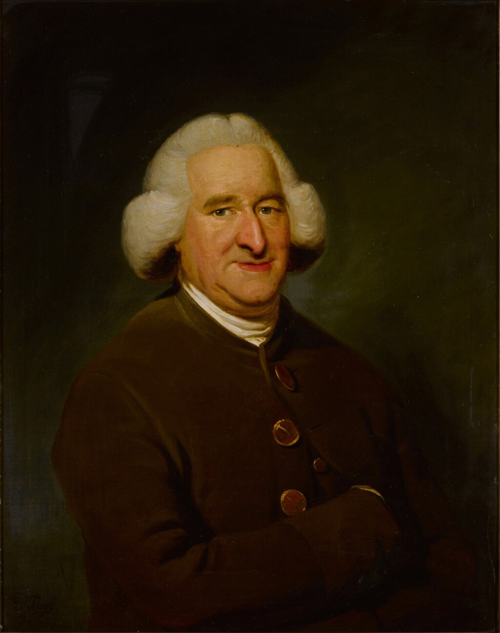 View full screen - View 1 of Lot 161. Thomas Payne (1719-1799), half-length.