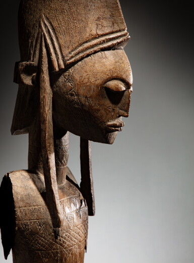 View full screen - View 1 of Lot 11. Statue, Bamana, Mali | Bamana Figure, Mali.
