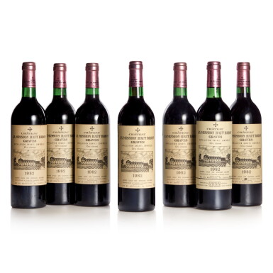 View full screen - View 1 of Lot 1042. Château La Mission Haut-Brion 1982 (8 BT).