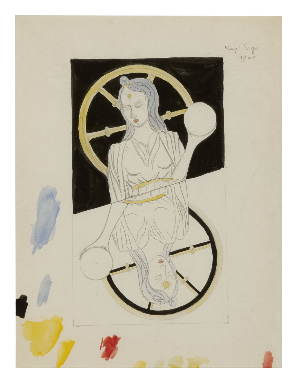 View full screen - View 1 of Lot 5. KAY SAGE | CASSANDRA (I) FROM "LE JEU DE MARSEILLES" .