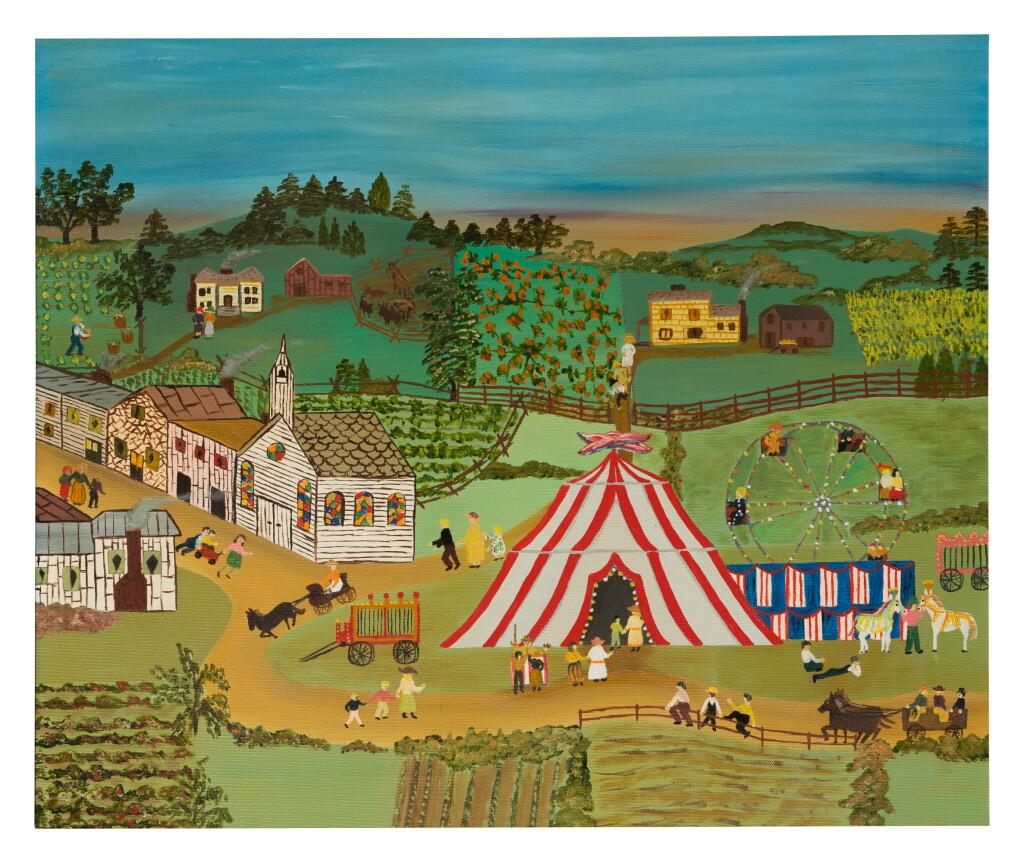 View full screen - View 1 of Lot 16. ATTRIBUTED TO MATTIE LOU O'KELLEY | TOWN CARNIVAL.