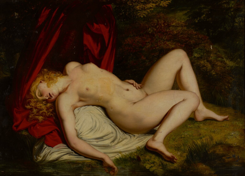 View full screen - View 1 of Lot 120. ATTRIBUTED TO GUY HEAD | RECLINING NUDE.