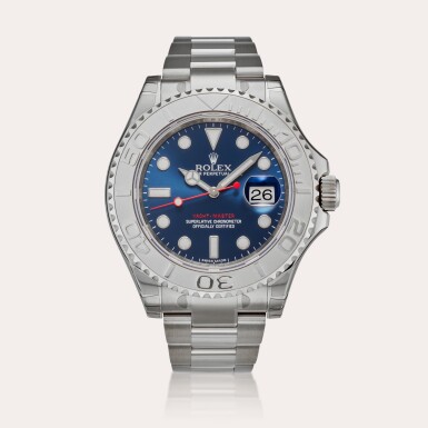 View full screen - View 1 of Lot 653. Reference 116622 Yacht-Master | A stainless steel and platinum automatic wristwatch with date and bracelet, Circa 2012.