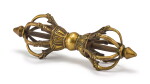A LARGE BRONZE VAJRA, TIBET, 17TH CENTURY | 十七世紀 藏傳銅金剛杵