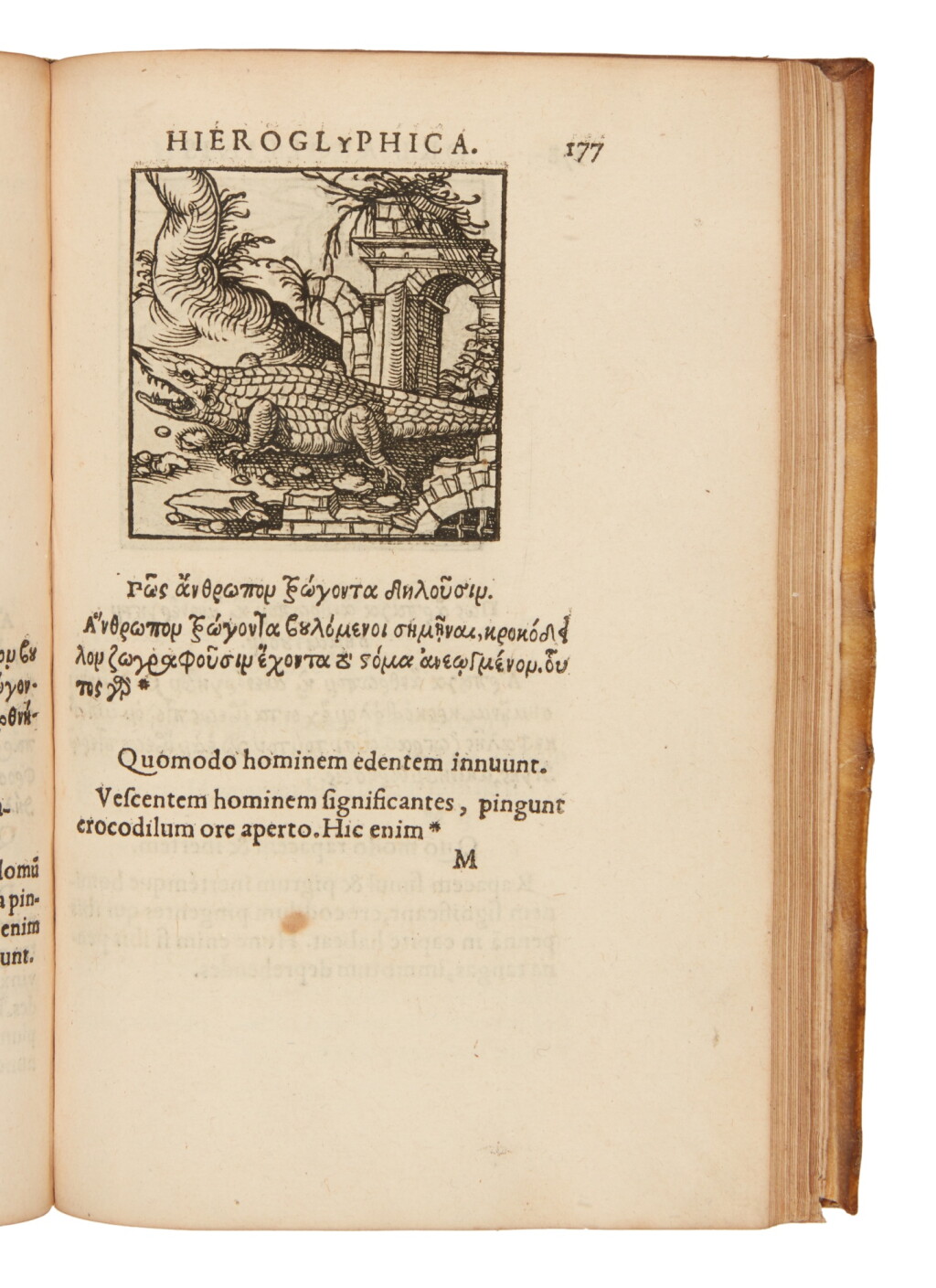 View full screen - View 1 of Lot 1727. Horapollo, Hieroglyphica, Paris, 1551, contemporary vellum, the Yates–Thompson–Bright copy.