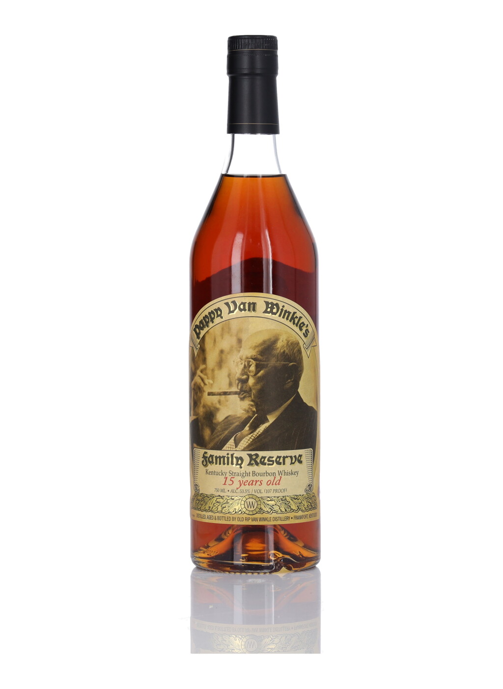 View full screen - View 1 of Lot 133. Pappy Van Winkle's 15 Year Old Family Reserve 107 proof NV (1 BT 75cl).