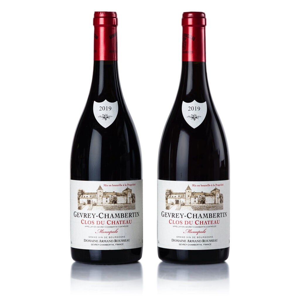 View full screen - View 1 of Lot 299. Gevrey Chambertin, Clos du Château 2019 Domaine Armand Rousseau (2 BT).