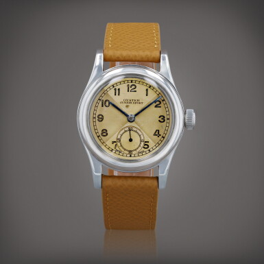 View full screen - View 1 of Lot 411. Oyster Junior Sport, reference 2784 Montre bracelet en acier | Stainless steel wristwatch Vers 1939 | Circa 1939.