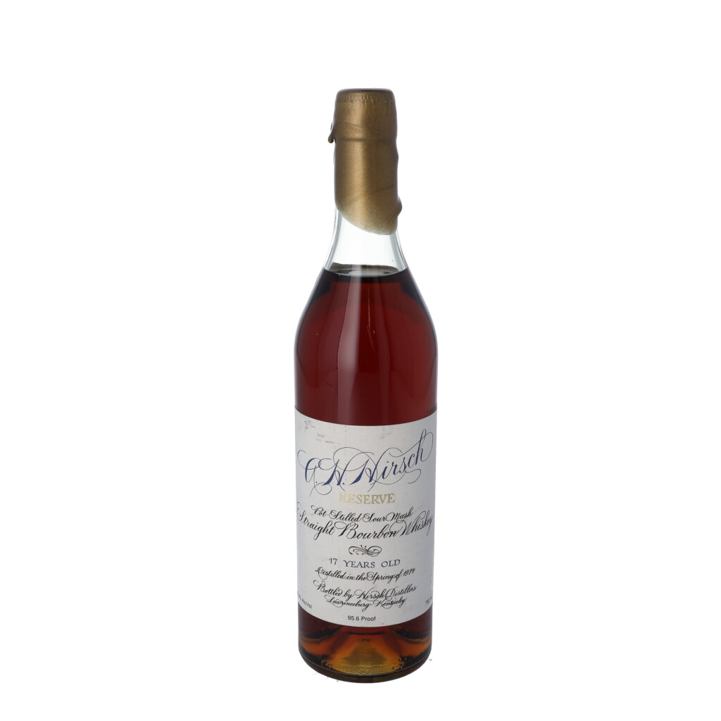 View full screen - View 1 of Lot 50. A.H. Hirsch Reserve 17 Year Old 95.6 proof 1974 (1 BT75).